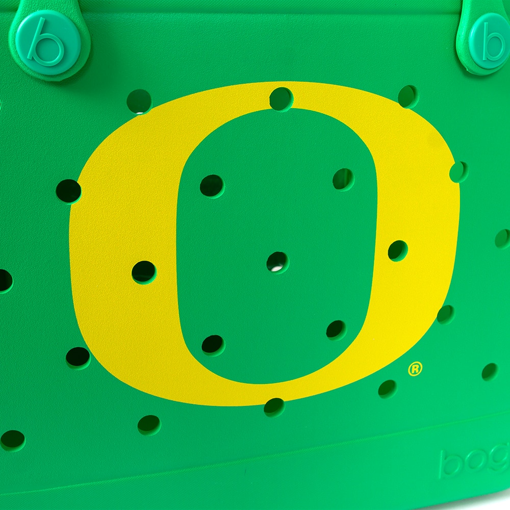 Classic Oregon O, Wincraft, Green, Tote, Fashion Bag, Plastic, Accessories, Bogg, Large, 984167